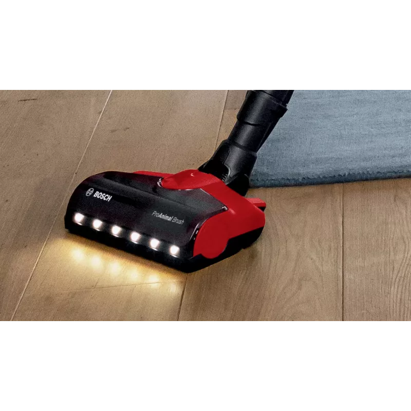 Bosch BCS711PET tyčový vysávač/elektrokefa batéria suchý bez vrecka 0,3 l čierna, červená 3 Ah