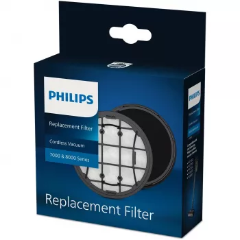 Philips XV1681 filter pre tyčový vysávač, čierny/biely, 1 kus
