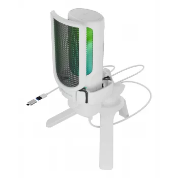 GENESIS Radium 250 biely mikrofón ku hernej konzole