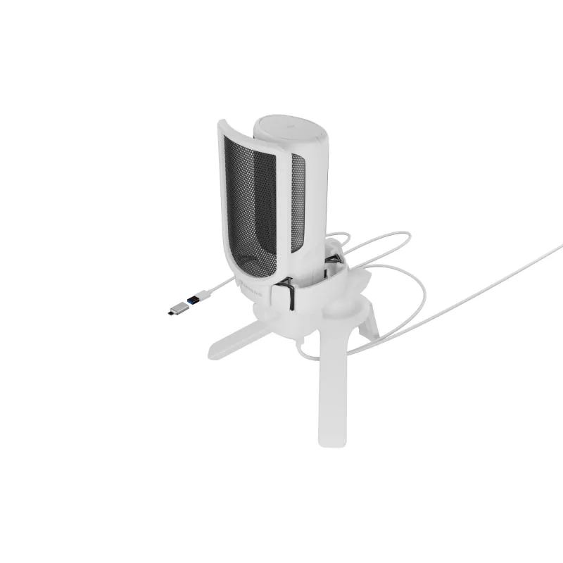 GENESIS Radium 250 biely mikrofón ku hernej konzole