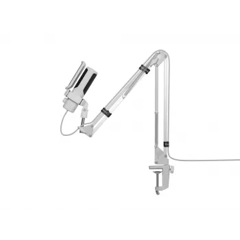 GENESIS Radium 251 biely mikrofón ku hernej konzole