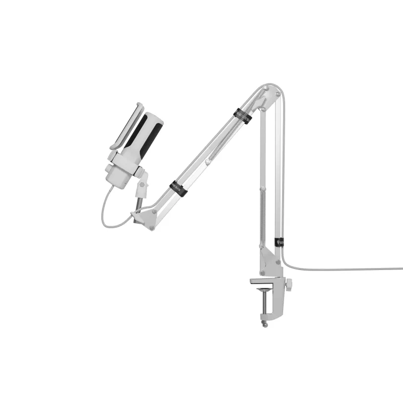 GENESIS Radium 251 biely mikrofón ku hernej konzole