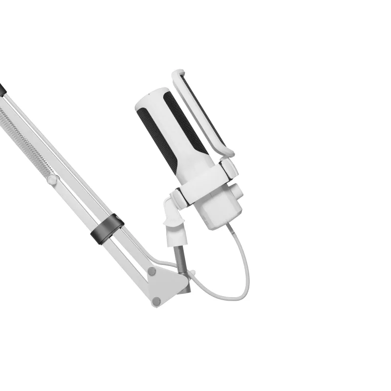 GENESIS Radium 251 biely mikrofón ku hernej konzole