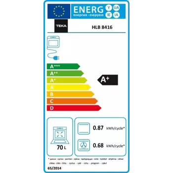 Vstavaná rúra Teka HLB 8416 BK, elektrická rúra