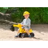 Jazdné rýpadlo Lena GIGA TRUCKS Excavator PRO 4 kolesá plast oceľ