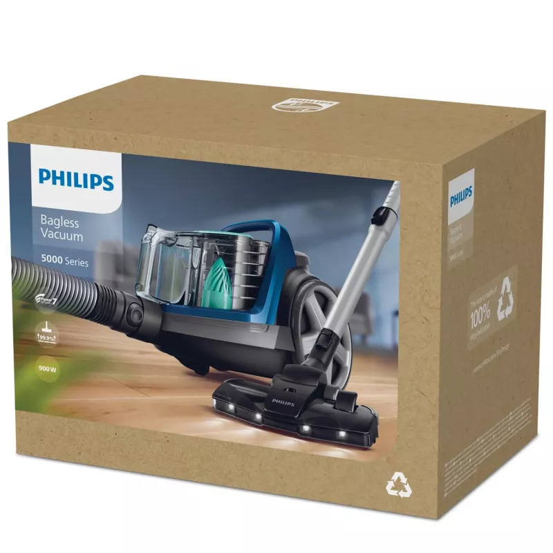 Philips 5000 series FC9557/09 vysávač 1,5 l podlahový vysávač suchý 900 W bez vrecka