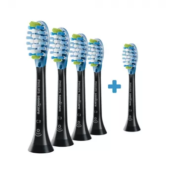 Philips Premium Plaque Defence HX9045/88 4+1 balenie násadiek 5 ks čierna