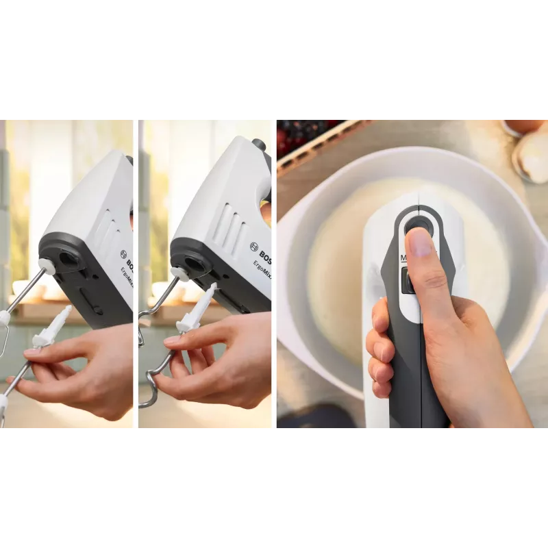 Bosch MFQ37490 ručný mixér 750 W sivá, biela