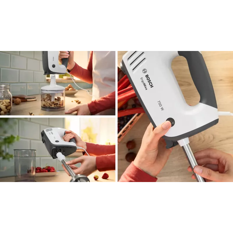 Bosch MFQ37490 ručný mixér 750 W sivá, biela