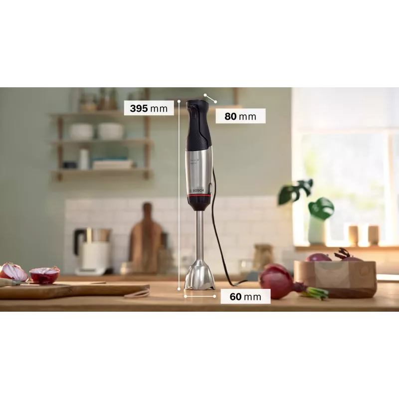 Bosch Serie 6 MSM6M621 mixér 0,5 L tyčový mixér 1000 W čierna, nerez