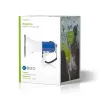 Megafón Nedis MEPH200WT biela modrá 20 W dosah 300 m