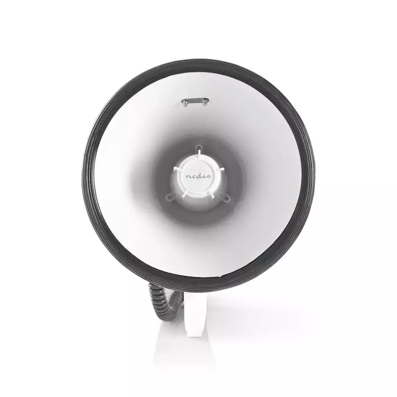 Megafón Nedis MEPH200WT biela modrá 20 W dosah 300 m