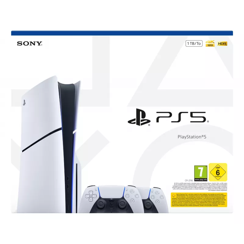 Sony 1000050116 herná konzola 1 TB Wi-Fi čierna, biela
