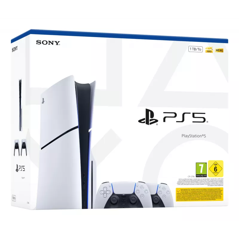 Sony 1000050116 herná konzola 1 TB Wi-Fi čierna, biela