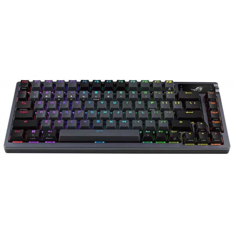 Bezdrôtová mechanická klávesnica ASUS ROG Azoth čierna — model 90MP0316-BKUA01, RGB podsvietenie