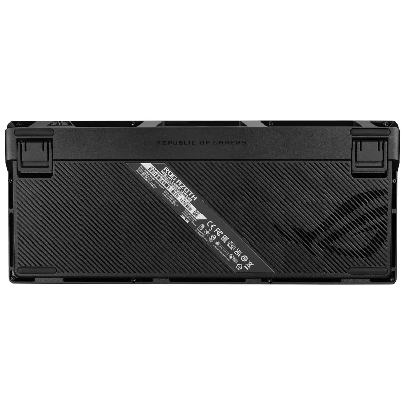 Bezdrôtová mechanická klávesnica ASUS ROG Azoth čierna — model 90MP0316-BKUA01, RGB podsvietenie