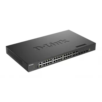 D-Link Layer 3 Stackable 10 Gigabit Managed Switches, Managed, L3, Fast Ethernet (10/100), Full duplex, racková montáž