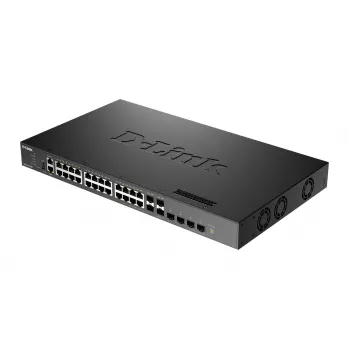 D-Link Layer 3 Stackable 10 Gigabit Managed Switches, Managed, L3, Fast Ethernet (10/100), Full duplex, racková montáž