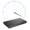 Stohovateľný spravovaný prepínač L3 D-Link DXS-3410-32XY/E, 24x 10GBASE-T + 4x SFP+ + 4x SFP28