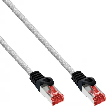 InLine patch kábel S/FTP PiMF Cat.6 250MHz PVC meď transparentný 3m