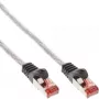 InLine patch kábel S/FTP PiMF Cat.6 250MHz PVC meď transparentný 0,3m