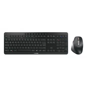 CHERRY Stream desktop ultimate klávesnica myš vrátane Home/Office USB + RF Wireless + Bluetooth QWERTZ nemecká čierna
