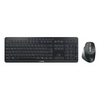 CHERRY Stream desktop ultimate klávesnica myš vrátane Home/Office USB + RF Wireless + Bluetooth QWERTZ nemecká čierna