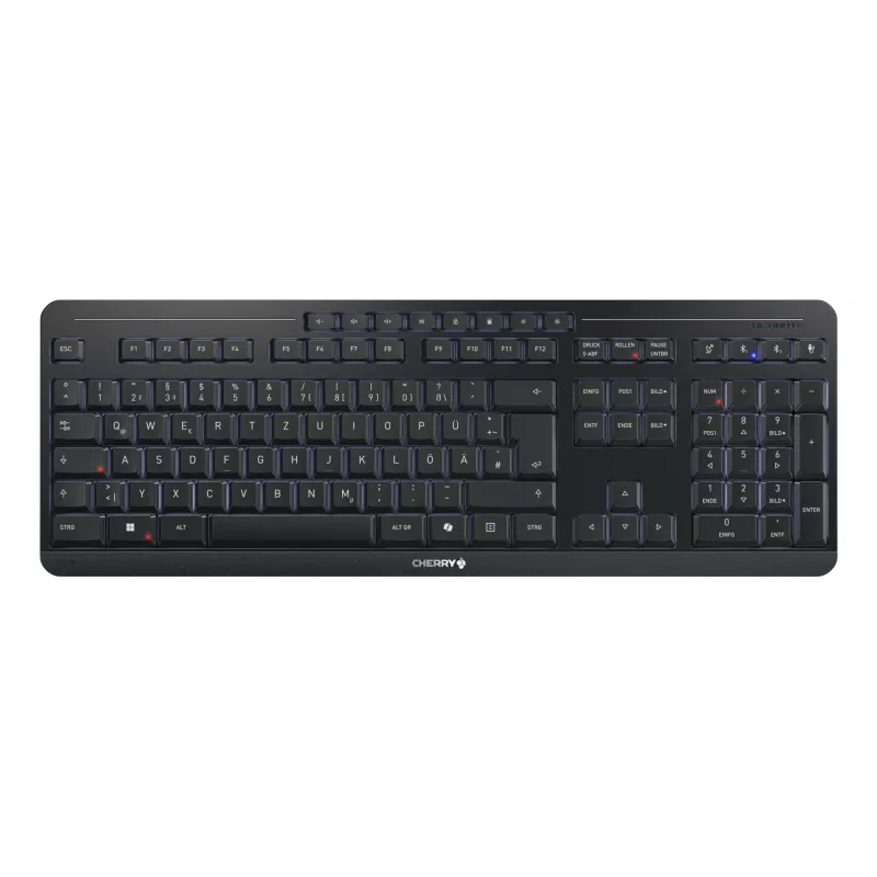 CHERRY Stream desktop ultimate klávesnica myš vrátane Home/Office USB + RF Wireless + Bluetooth QWERTZ nemecká čierna