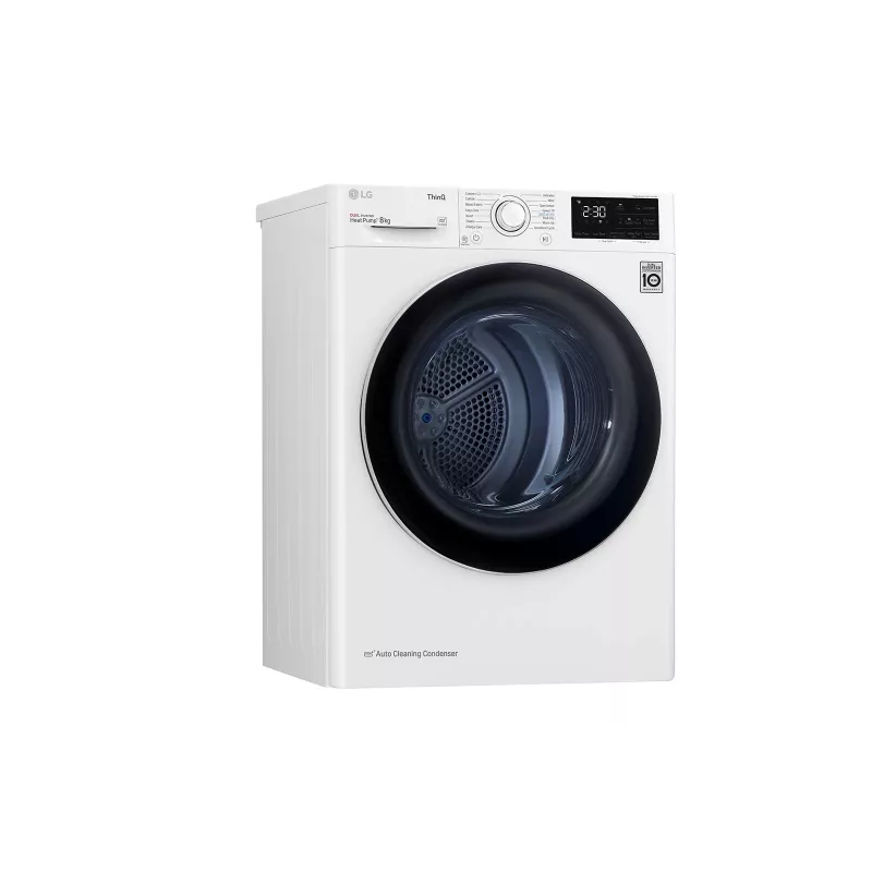 LG RH80V3AV6N tepelné čerpadlo sušička voľne stojaca predné plnenie 8 kg biela