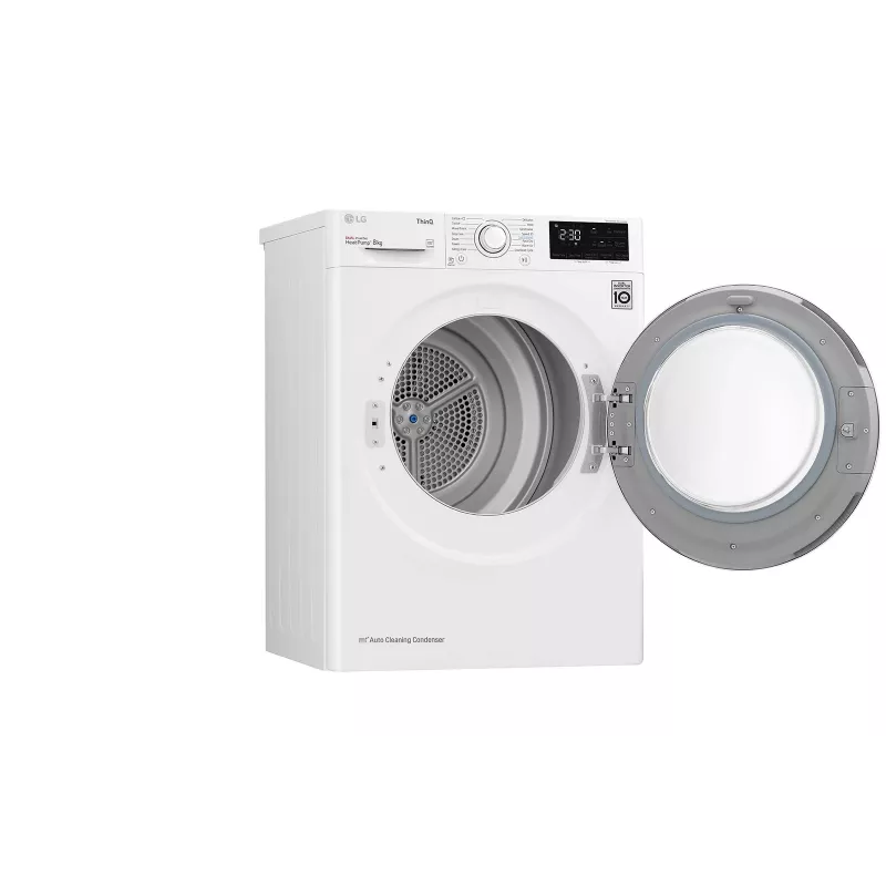 LG RH80V3AV6N tepelné čerpadlo sušička voľne stojaca predné plnenie 8 kg biela
