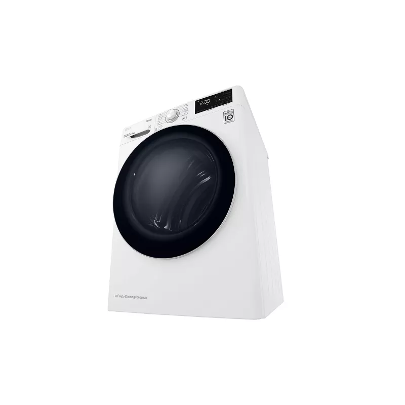 LG RH80V3AV6N tepelné čerpadlo sušička voľne stojaca predné plnenie 8 kg biela