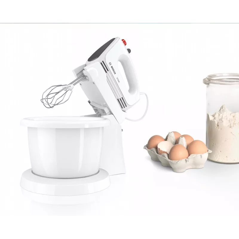 Bosch MFQ2600G ručný mixér so stojanom a misou 375 W biely