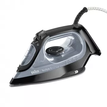 Braun TexStyle 3 SI3055BK parná žehlička keramická platňa 2400 W čierna