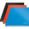 Leitz zápisník Solid Hardcover A5 štvorčekovaný 90 g/m² 80 listov, jednofarebný, modrý, A5, 80 listov, lesklý, 80 g/m²