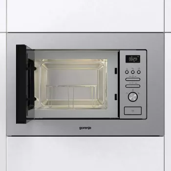 Gorenje BM201AG1X nerezová grilovacia mikrovlnná rúra na zabudovanie 20 L 800 W