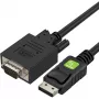 Techly monitor DisplayPort na VGA kábel 1,8 m ICOC DSP-V-018