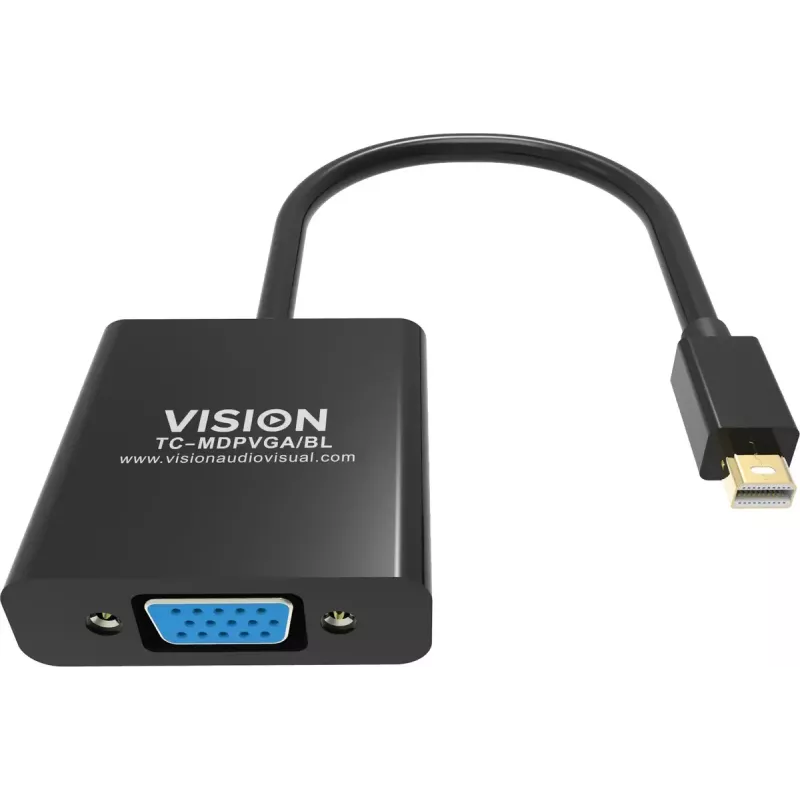 Video kábel adaptér Mini DisplayPort na VGA Vision TC-MDPVGA/BL