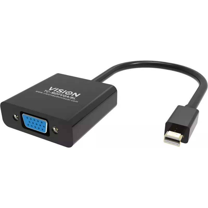 Video kábel adaptér Mini DisplayPort na VGA Vision TC-MDPVGA/BL