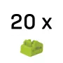 Lindy RJ-45 Portblocker (bez kľúča) – balenie 20 ks, zelená
