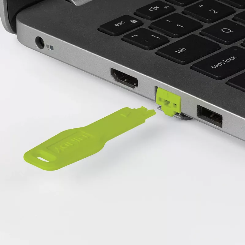 Lindy RJ-45 Portblocker (bez kľúča) – balenie 20 ks, zelená
