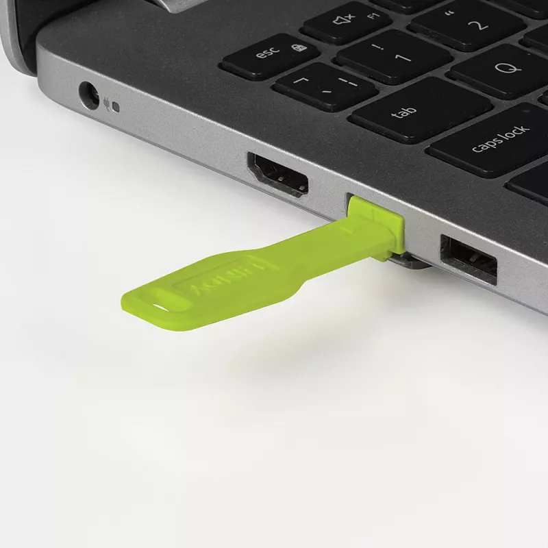 Lindy RJ-45 Portblocker (bez kľúča) – balenie 20 ks, zelená