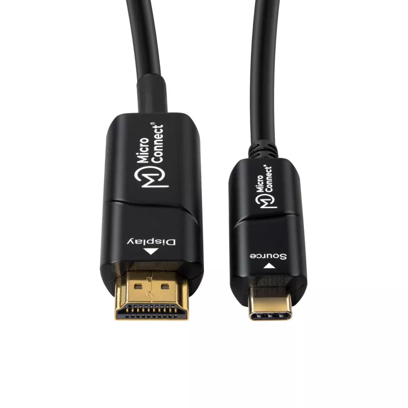 Microconnect USB3.1CHDMI20OP video kábel adaptér 20 m USB Type-C HDMI čierny