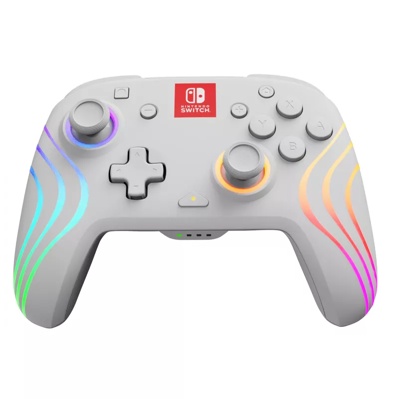PDP Afterglow Wave White USB gamepad analógový / digitálny Nintendo Switch, Nintendo Switch Lite, Nintendo Switch OLED