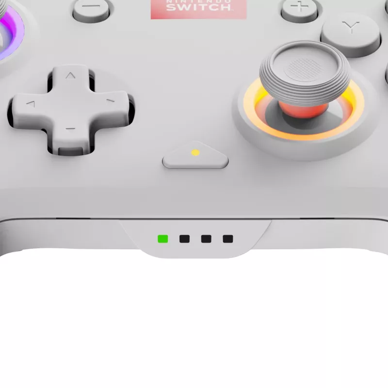 PDP Afterglow Wave White USB gamepad analógový / digitálny Nintendo Switch, Nintendo Switch Lite, Nintendo Switch OLED