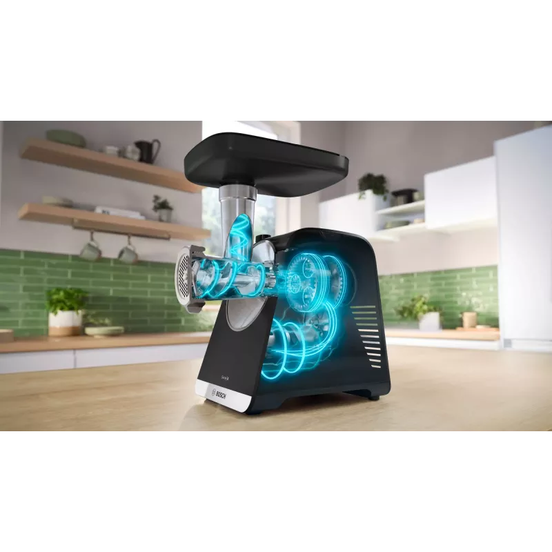 Bosch Serie 6 mlynček na mäso 2100 W čierna, strieborná