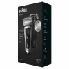 Braun Séria 8 8517s elektrický holiaci strojček – mokré a suché holenie, strieborná