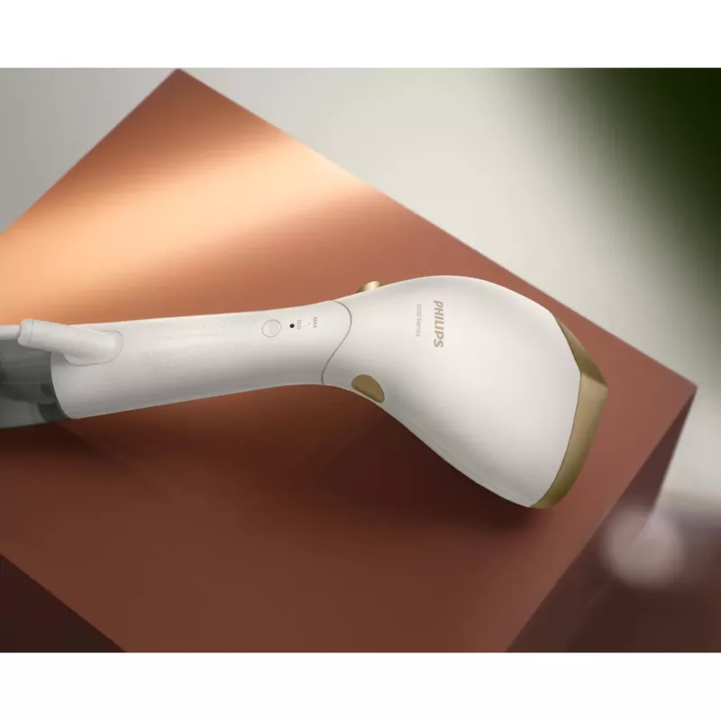 Ručný parný žehliaci systém Philips STH7030/10 1500 W 0,2 l biely, kovová platňa