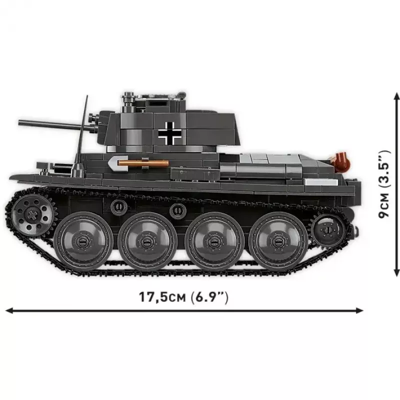 Stavebnica Cobi Blocks Tank 38 VZ.38 690 dielov – modelová stavebnica v mierke