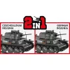 Stavebnica Cobi Blocks Tank 38 VZ.38 690 dielov – modelová stavebnica v mierke