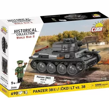 Stavebnica Cobi Blocks Tank 38 VZ.38 690 dielov – modelová stavebnica v mierke